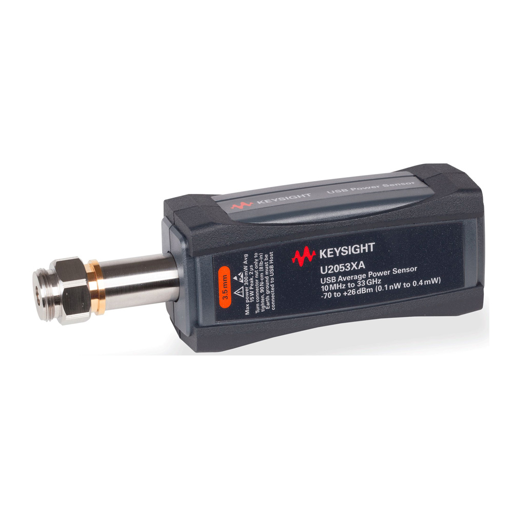 U2053XA 10 MHz 至 33 GHz USB 寬動態范圍平均功率傳感器