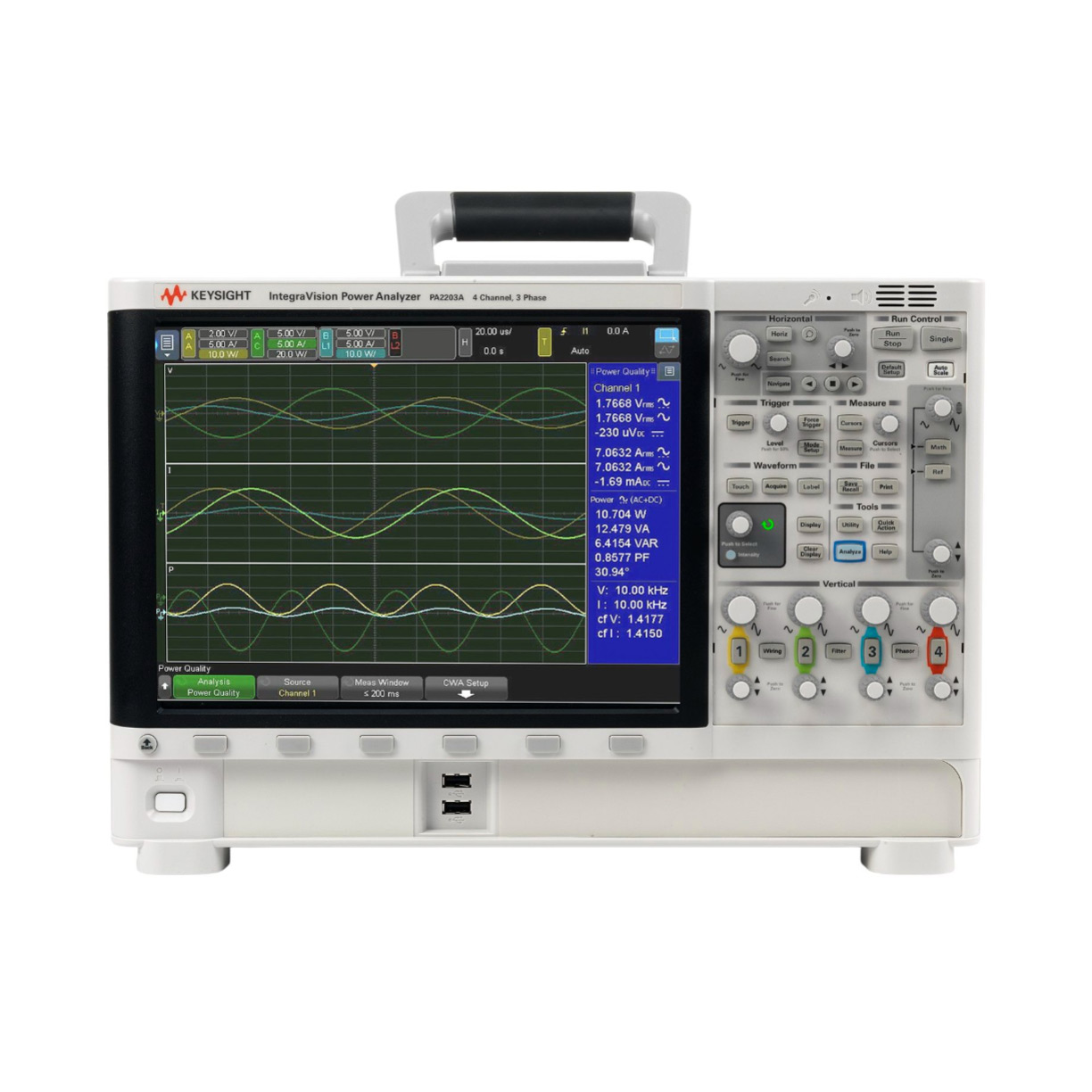 PA2203A IntegraVision 功率分析儀,4 通道,三相交流
