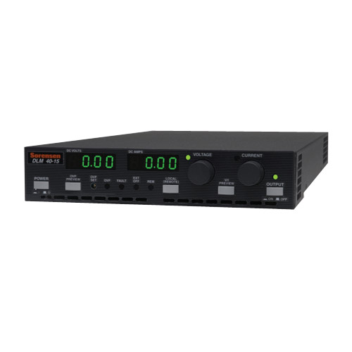DLM 600半機架寬的低功率可編程直流電源
